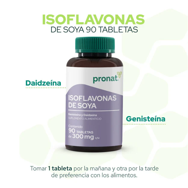 Pronat Isoflavonas de soya 90 tab - Imagen 2