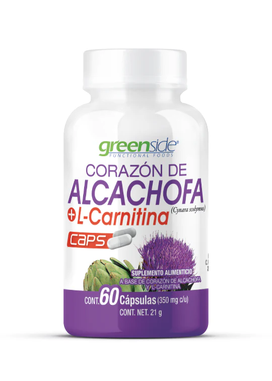 Alcachofa + L-carnitina 60 cap - Greenside